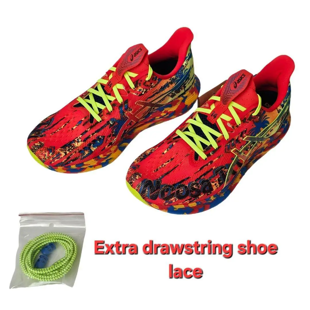 Asics shoes - ASICS Noosa Tri 14 - Noosa Tri - 1011B368-800 - Cherry Tomato/Safety Yellow 3