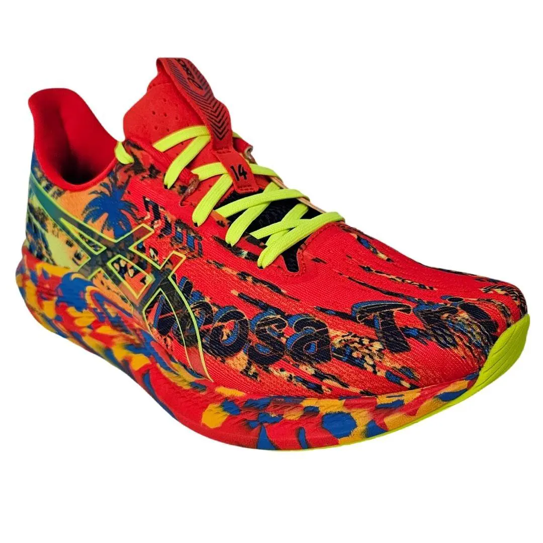 Asics shoes - ASICS Noosa Tri 14 - Noosa Tri - 1011B368-800 - Cherry Tomato/Safety Yellow 5