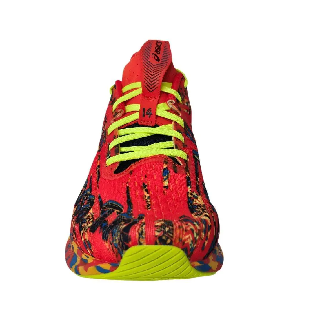 Asics shoes - ASICS Noosa Tri 14 - Noosa Tri - 1011B368-800 - Cherry Tomato/Safety Yellow 7