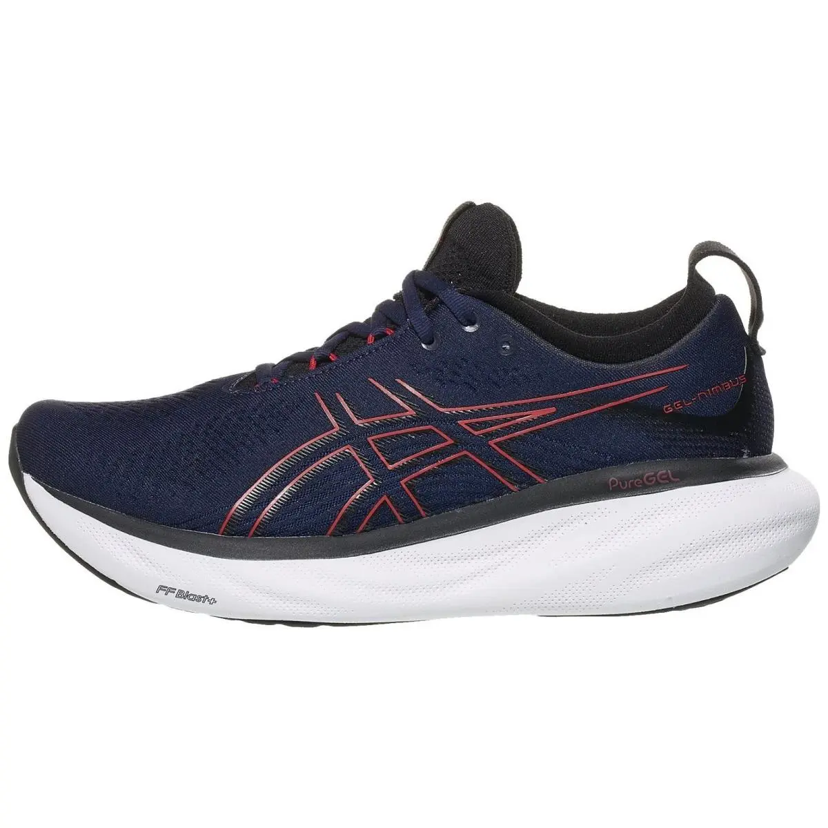 Asics shoes - ASICS GEL-Nimbus 25 - 1011B547401 - Midnight/Electric RED 0