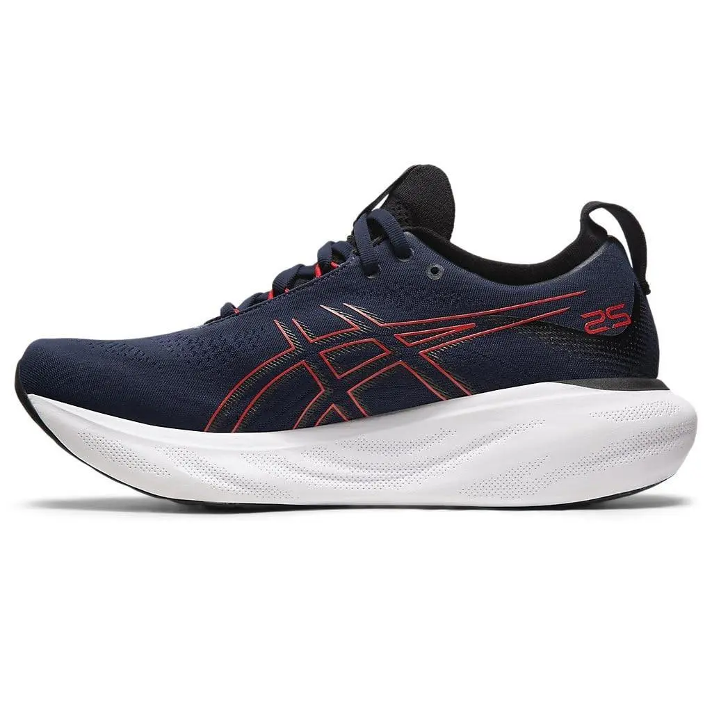 Asics shoes - ASICS GEL-Nimbus 25 - 1011B547401 - Midnight/Electric RED 1
