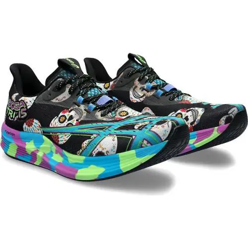 Asics Noosa Tri 15 Men`s Running Shoes Black/island Blue Size 12 M Skull