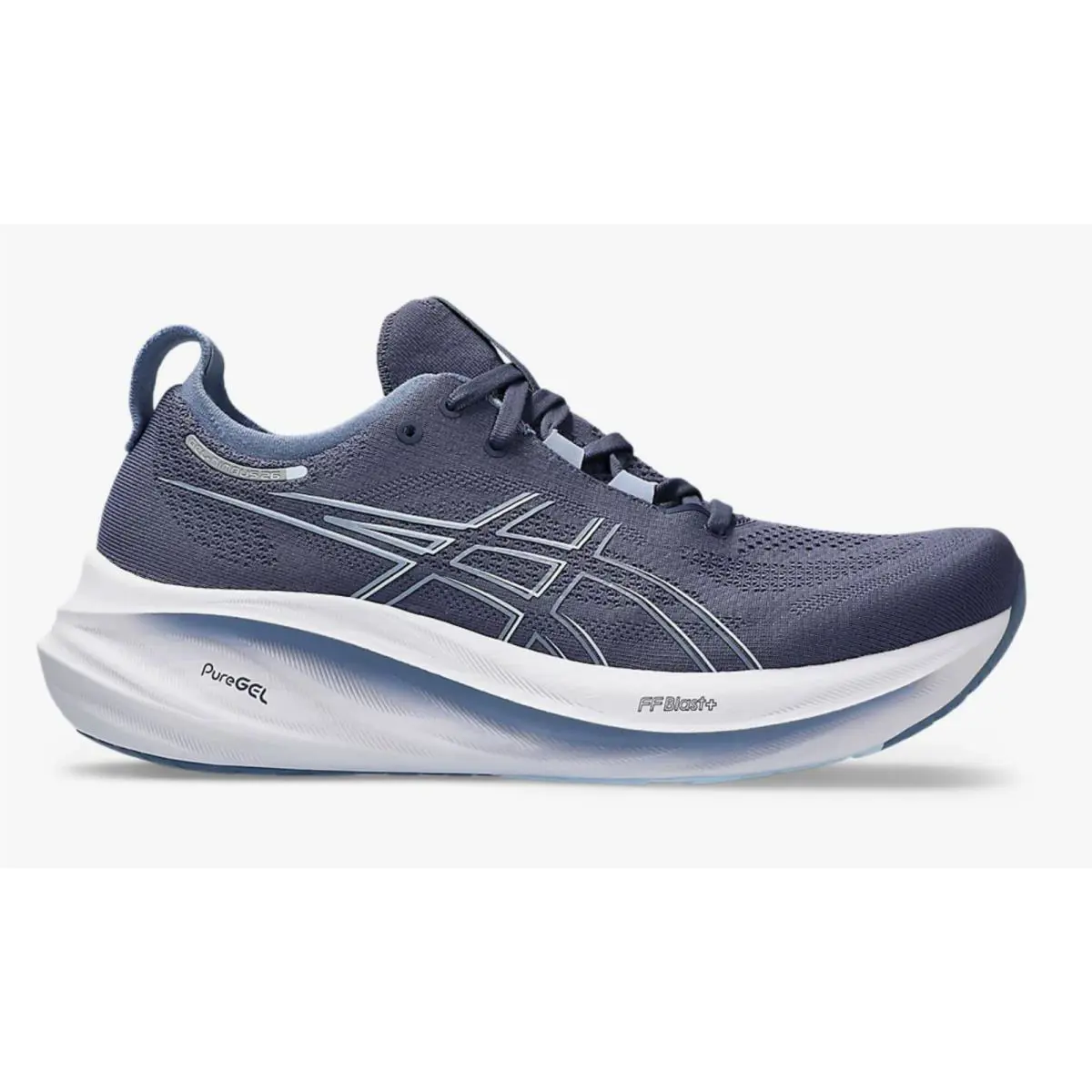 Asics Men`s Gel-nimbus 26 Running Shoes 7 US Thunder Blue/denim Blue-rare