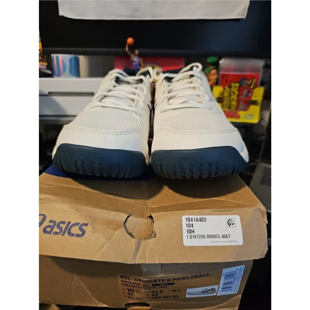 Asics shoes - ASICS GEL-Dedicate 8 - White/Lime/Navy 0