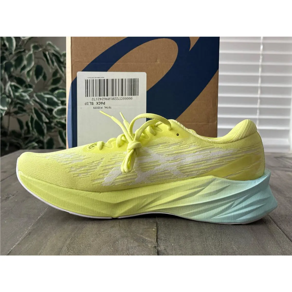 Asics shoes - Asics Novablast 3 - Novablast - 1011B458-751 - Glow Yellow/White (UPC: 196074842001) 7