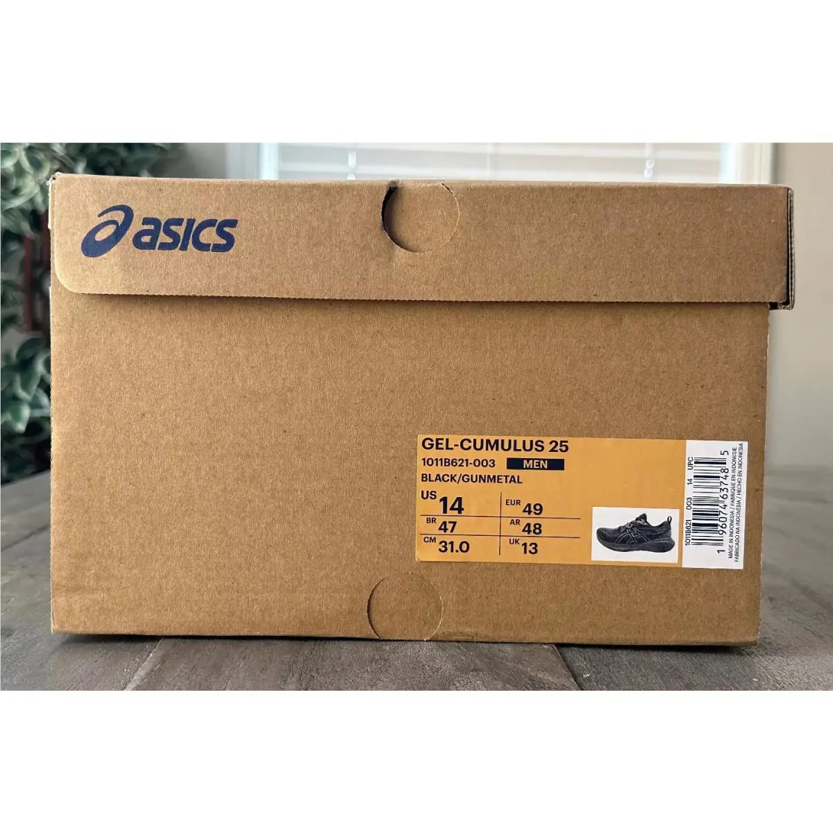 Asics shoes - ASICS GEL-Cumulus 25 - 1011B621-003 - Black-Gunmetal (UPC: 196074637485) 14