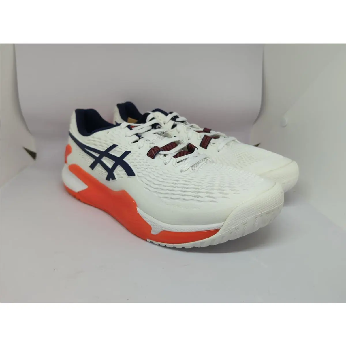 Asics Gel-resolution 9 Mens Sz 9.5 2E Wide Blue Expanse Tennis Shoes