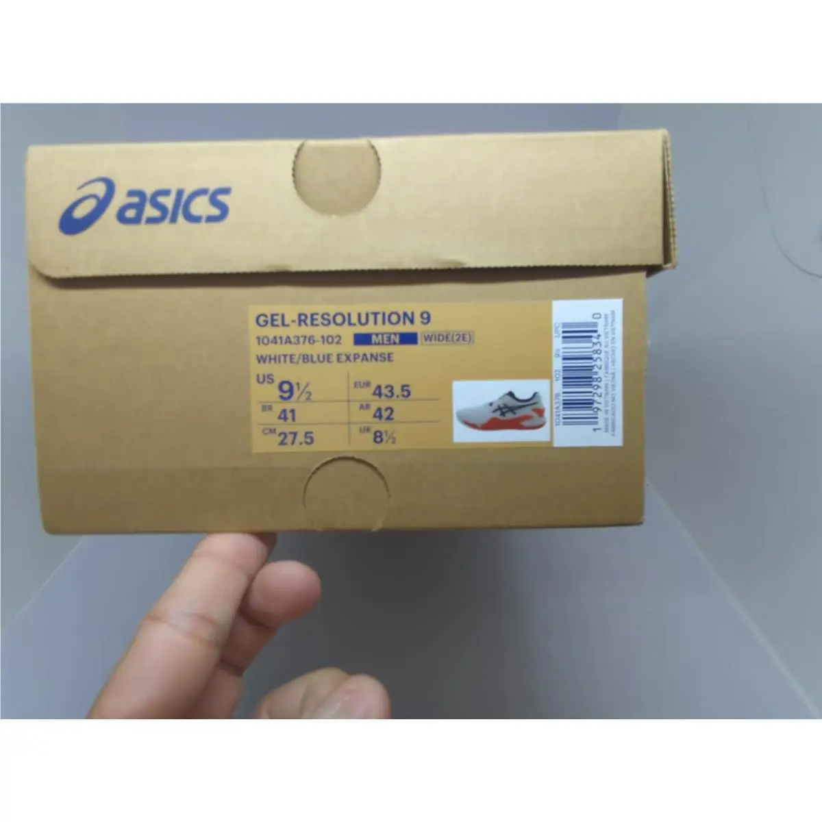Asics shoes - ASICS GEL-Resolution 9 - 1041A376-102 - White (UPC: 197298258340) 9