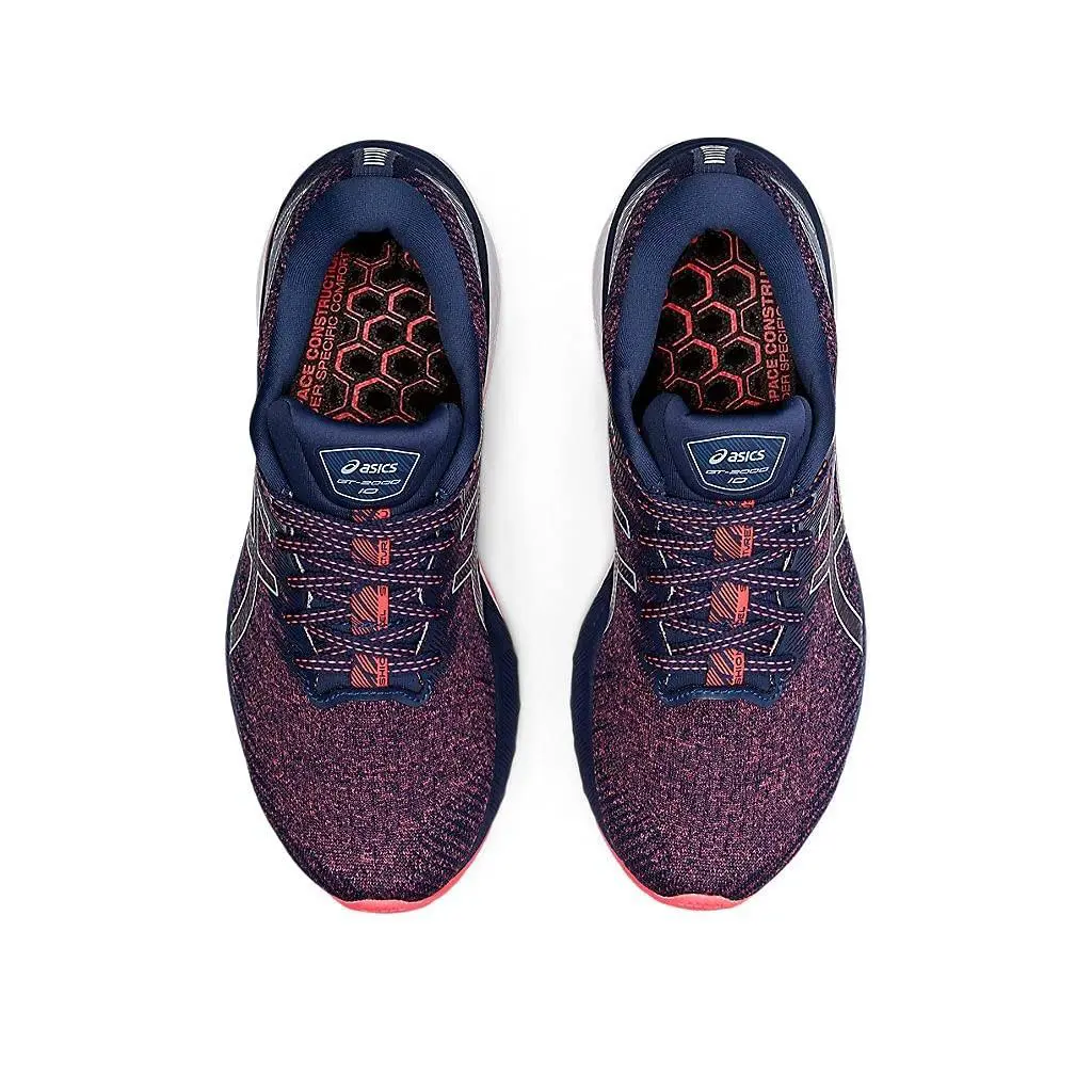 Asics shoes - ASICS Wmns GT 2000 10 - 1012B045-700 - Blazing Coral/Thunder Blue 4
