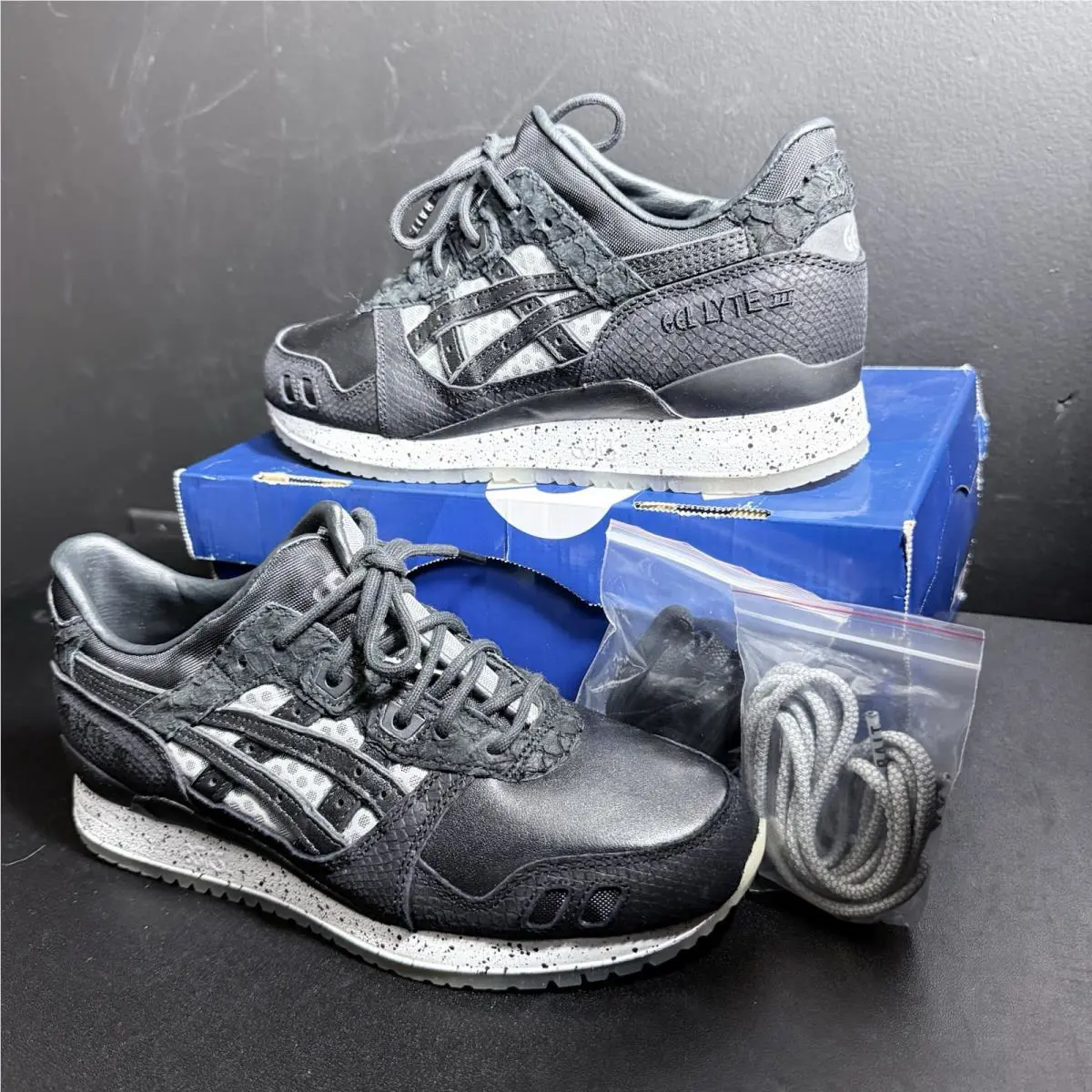 Asics shoes - ASICS Gel Lyte 3 - Gel Lyte - H53SK-9090 - Black, Manufacturer: Black/Silver 0