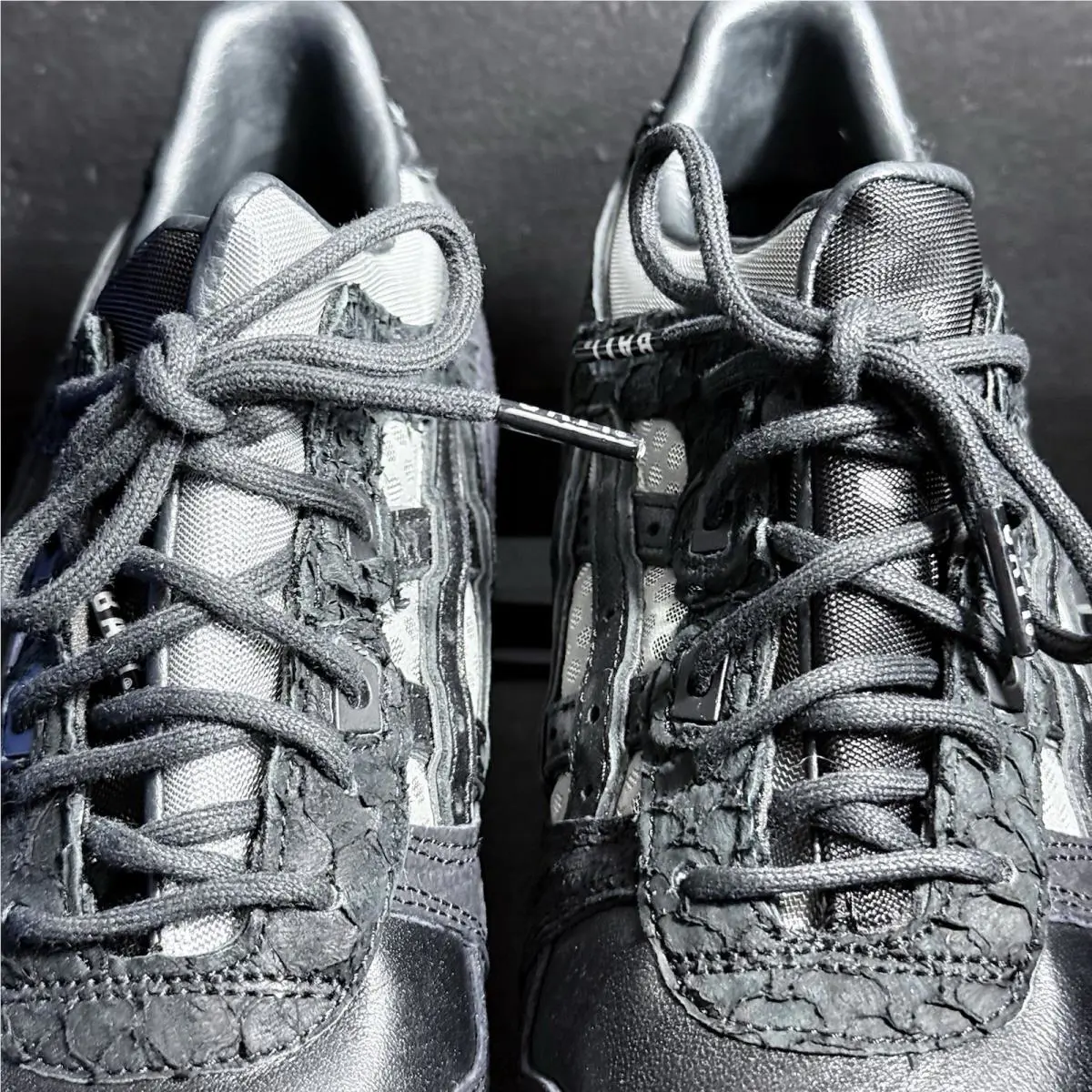 Asics shoes - ASICS Gel Lyte 3 - Gel Lyte - H53SK-9090 - Black, Manufacturer: Black/Silver 7