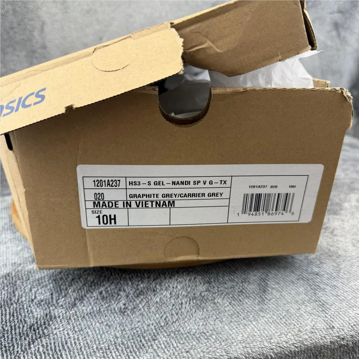 Asics shoes - ASICS GEL-NANDI SP V G-TX - Gray 8