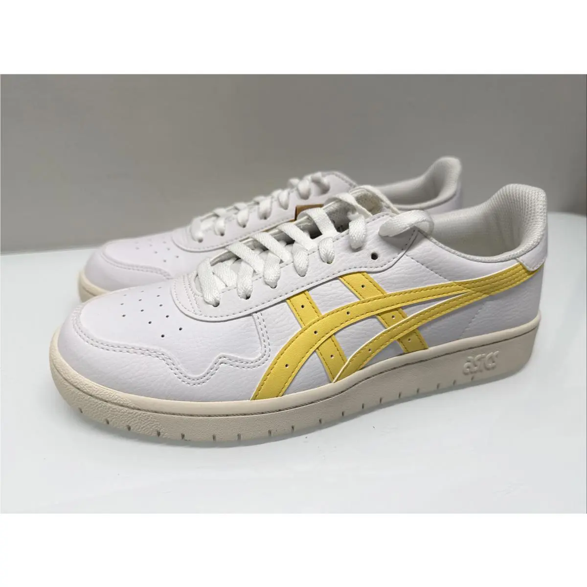 Asics Japan S White/faded Yellow 1203A615-103 Men`s 9.5 Women`s 11