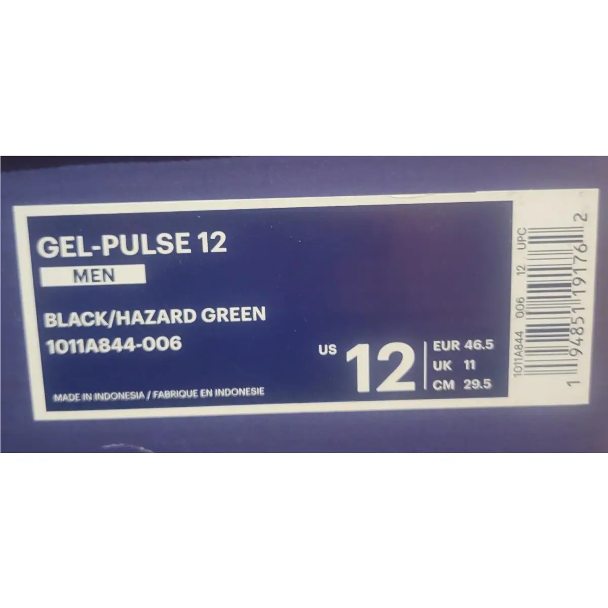 Asics shoes - 1011A844 - 1011A844-006 - Black (UPC: 194851191762) 6