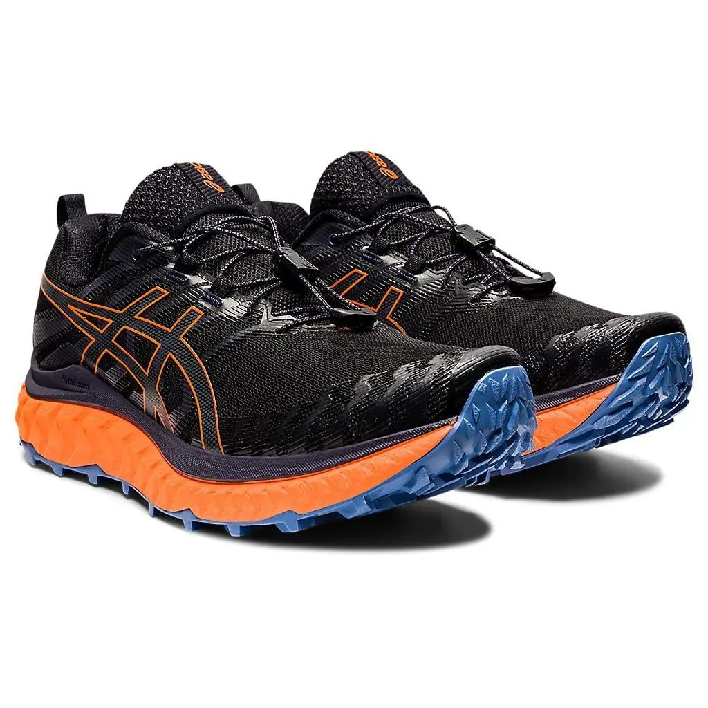 Asics shoes - ASICS Trabuco Max - Trabuco Max - 1011B028005 - Black/Shocking Orange 1