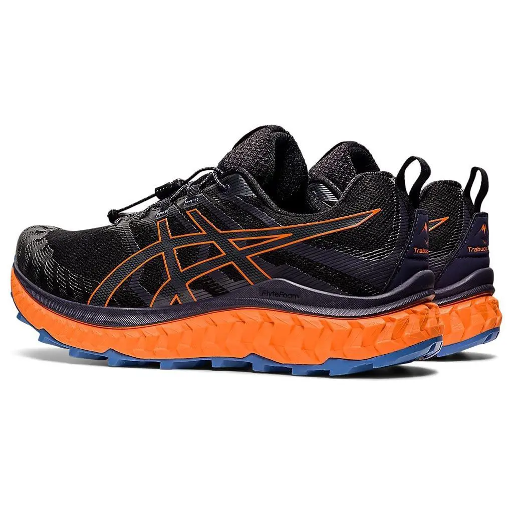Asics shoes - ASICS Trabuco Max - Trabuco Max - 1011B028005 - Black/Shocking Orange 2