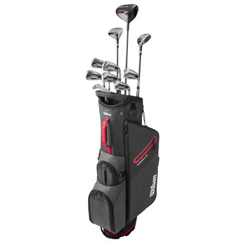 Junior Wilson Profile Red with Stand Bag Complete Set Junior Graphite