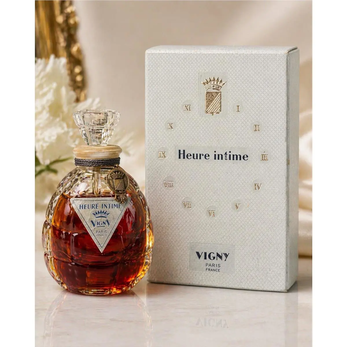 Givenchy Vintage Vigny Heure Intime Perfume Bottle w/ Box Miniature Paris France Rare