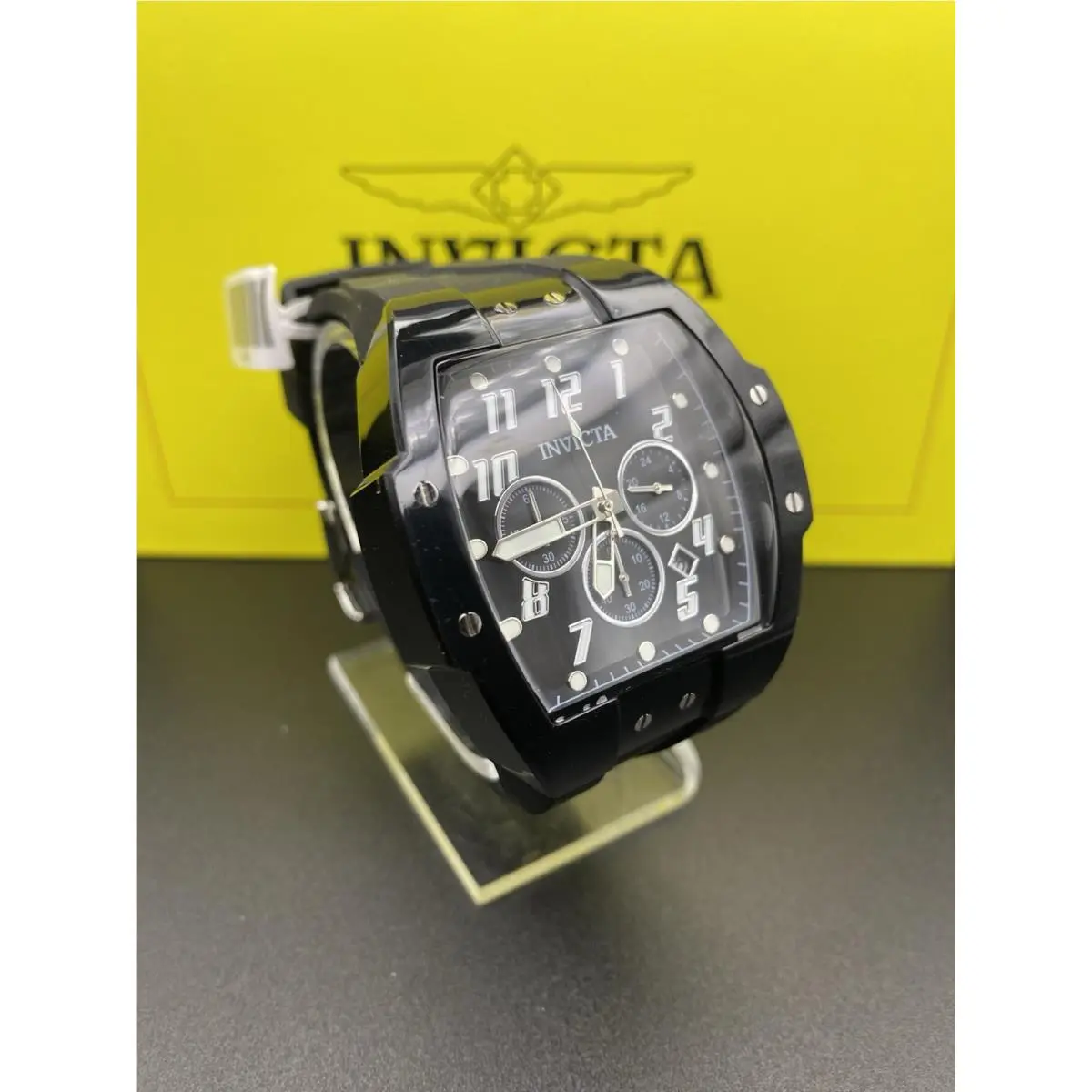 Invicta S1 Rally Kinesia Anatomic Chronograph Quartz Men’s Watch Black 45480