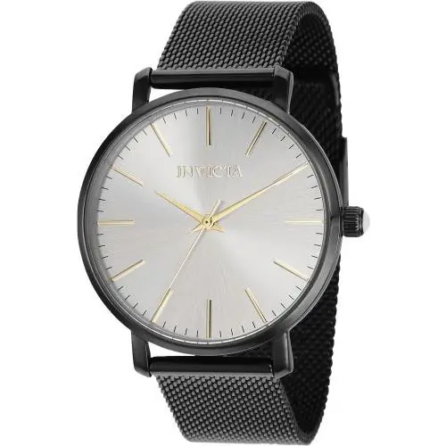 Invicta Women`s 36911 Angel Quartz 3 Hand Silver Dial Watch
