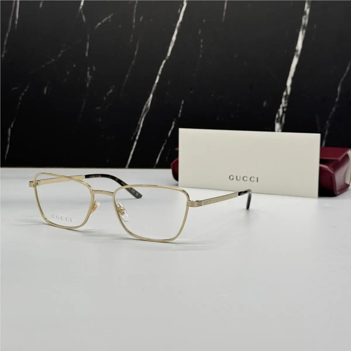 Gucci GG1880O 002 Eyeglasses Gold Women Gucci Eyewear