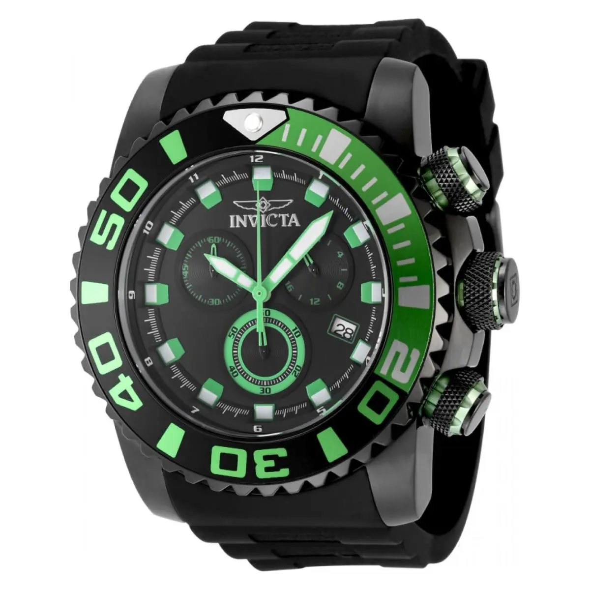 Watch Invicta 48985 Sea Hunter Men 52 Stainless Steel - Dial: Black, Band: Black