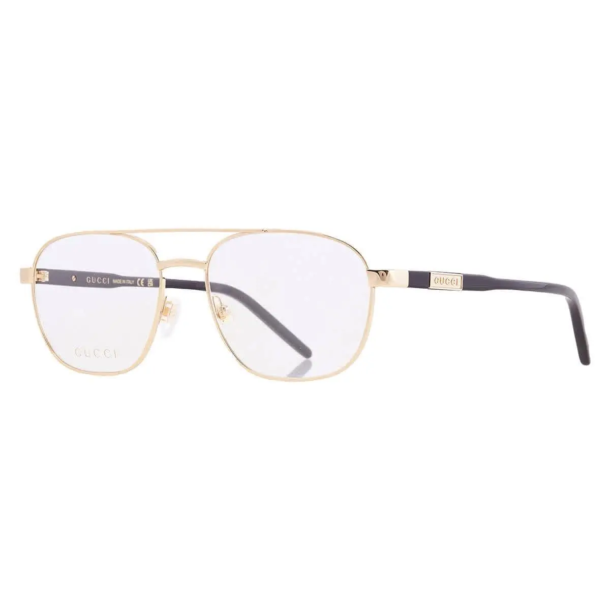 Gucci Demo Navigator Men`s Sunglasses GG1800O 001 56 GG1800O 001 56