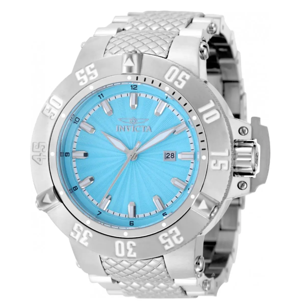 Invicta Subaqua Noma Iii Men`s 50mm Aqua Blue Quartz Watch 500M WR 50047