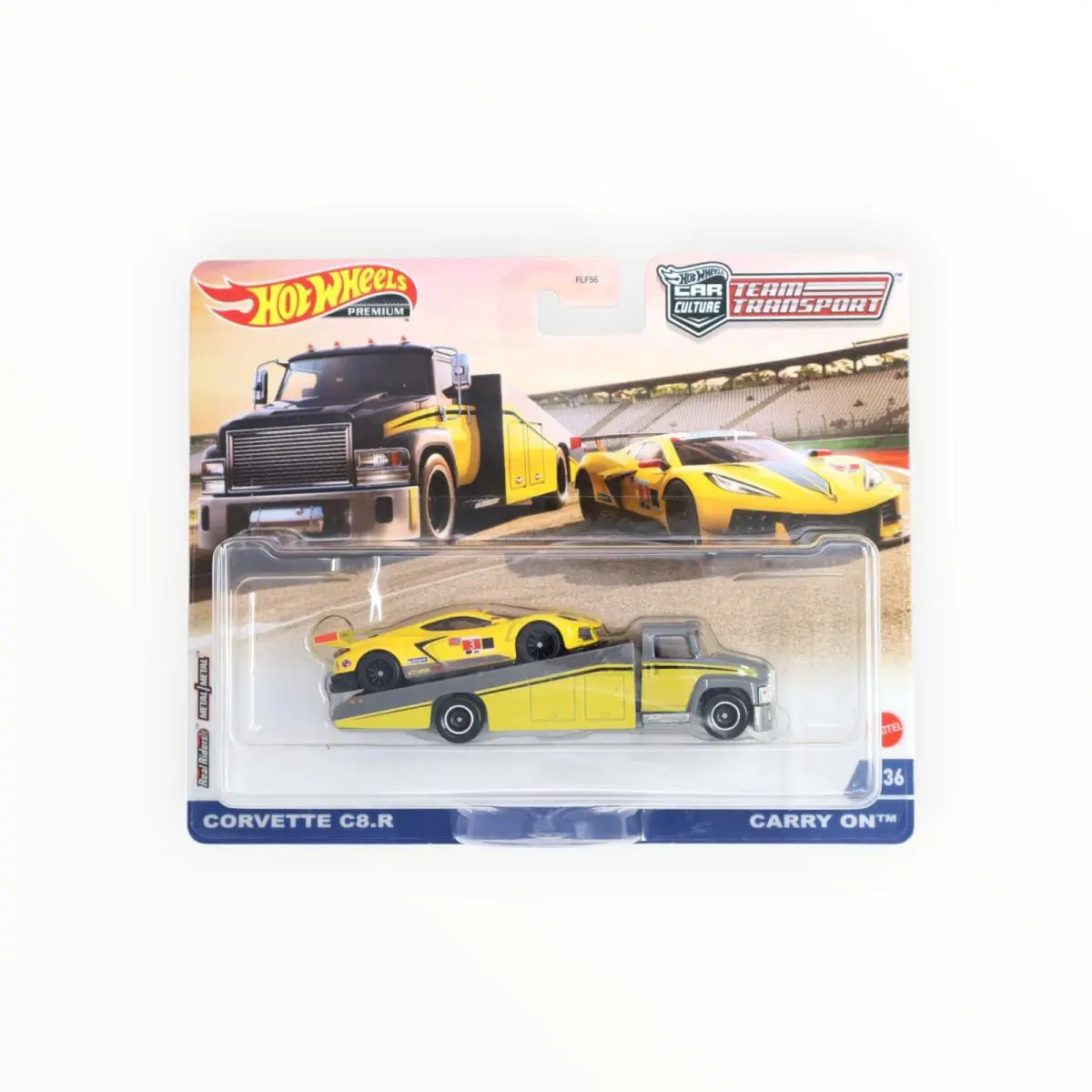 Hot Wheels Corvette C8.R / Carry On 36 - 2021 Car Culture: Team Transport A