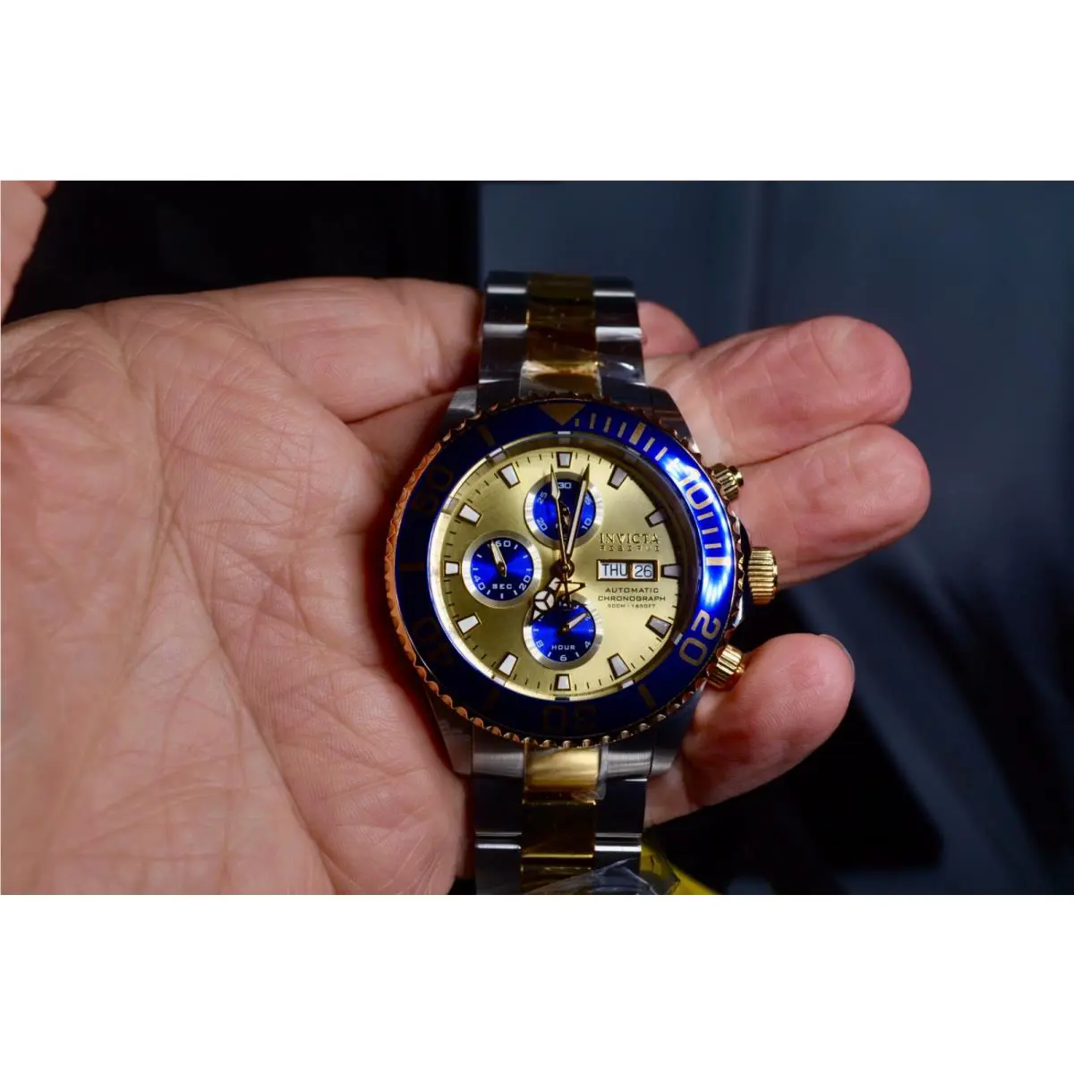 Invicta Reserve Grand Diver Swiss Eta 7750 Caliber Automatic Men`s Watch - 47mm