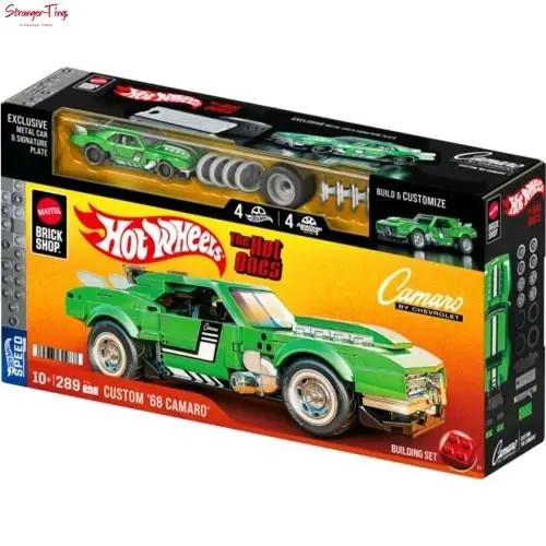 Mattel Brick Shop Hot Wheels Speed Series Construction Kit Custom `68 Camaro w - Camaro