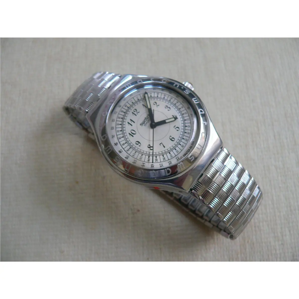 1995 Irony Swatch Watch Nespos YGS102C