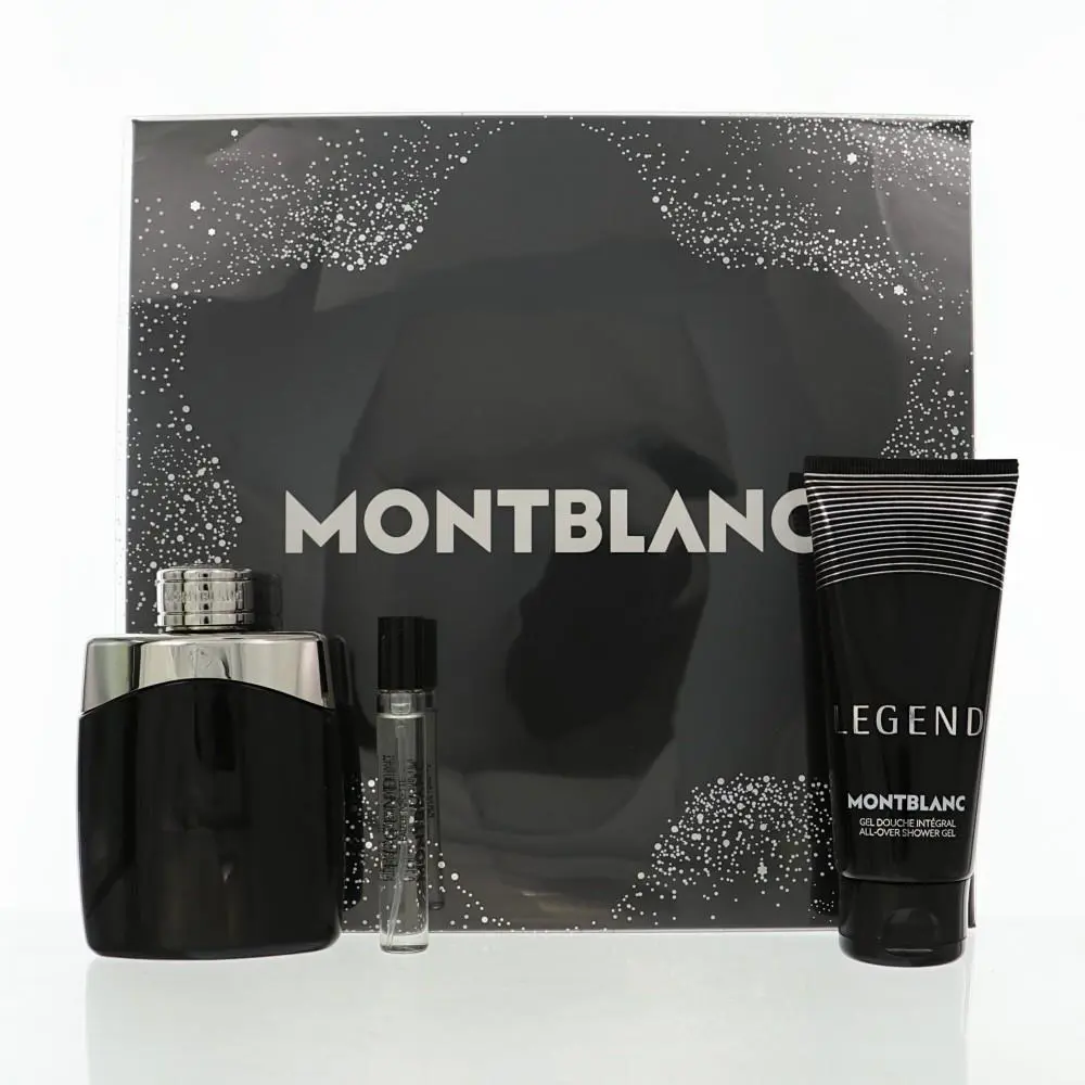 Montblanc Legend For Men 3.3 Oz Eau De Toilette Spray Gift Set