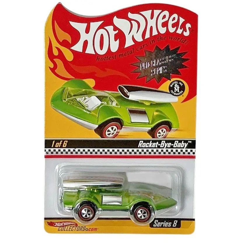 2009 Hot Wheels Rlc Neo-classics Series 8 Rocket-bye-baby 1652/6500 - Green