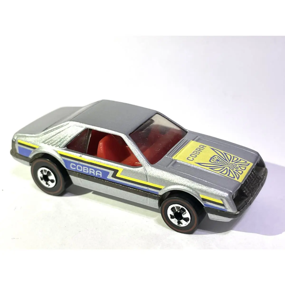 Custom Made Redline Vintage 1979 Hot Wheels Turbo Mustang Cobra Silver