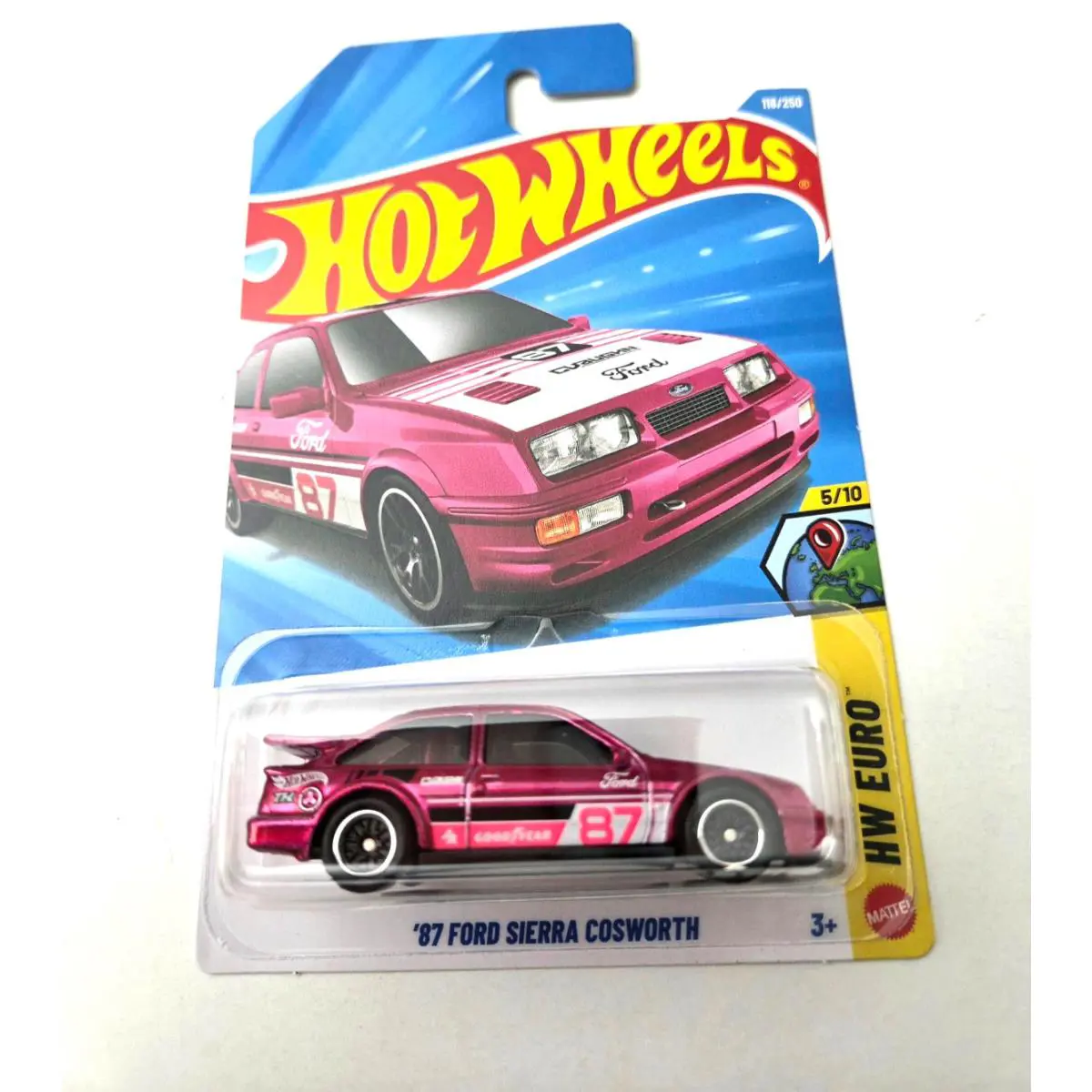 Hot Wheels 87 Ford Sierra Cosworth Pink 116 2026 HW Euro -super Treasure Hunt