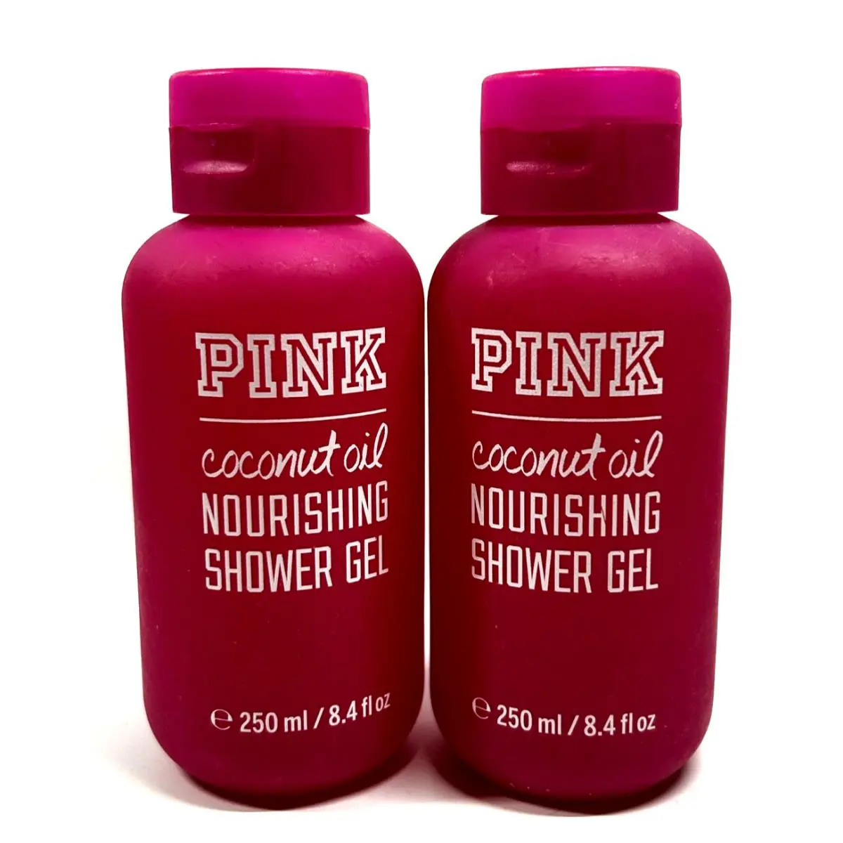 2 Victoria`s Secret Pink Coconut Nourishing Shower Gel 8.4 FL OZ