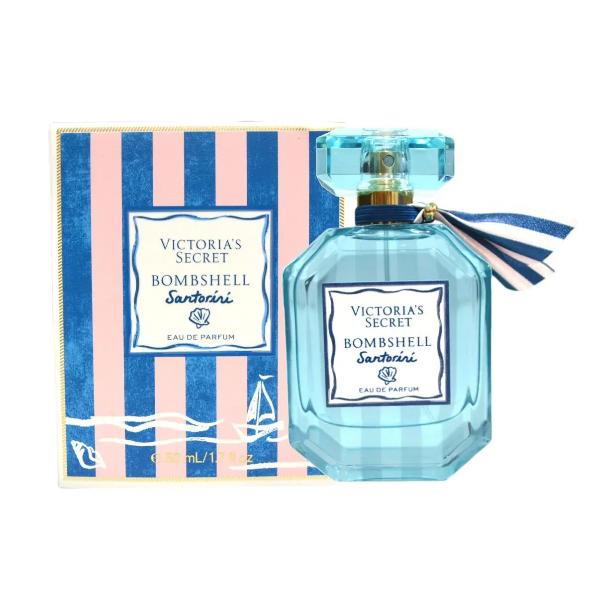 Victoria`s Secret Bombshell Santorini Eau De Parfum 1.7 Fl Oz Perfume