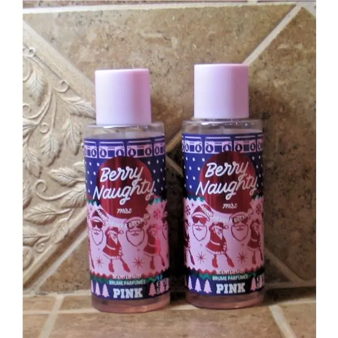Victoria`s Secret Pink Berry Naughty Spray Mist 8.4oz Lot of 2