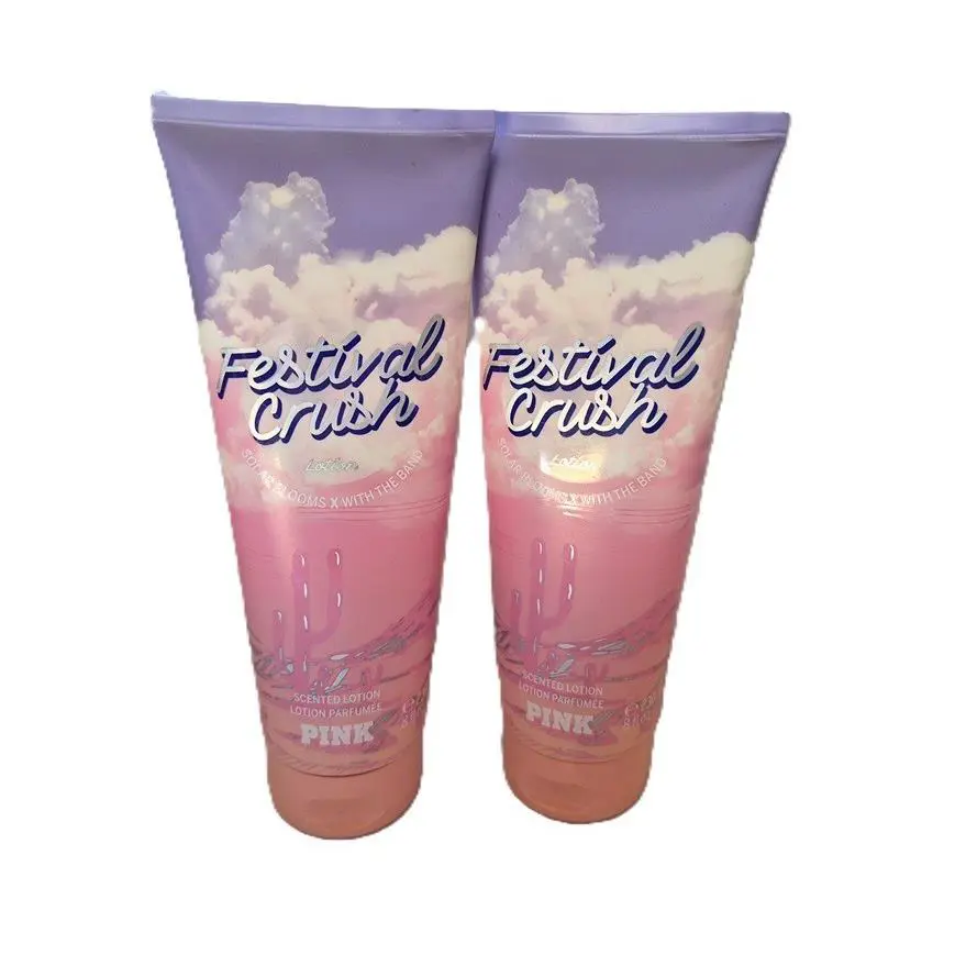 Victoria`s Secret Pink Festival Crush Scented Lotion 8 oz - 2 Pack