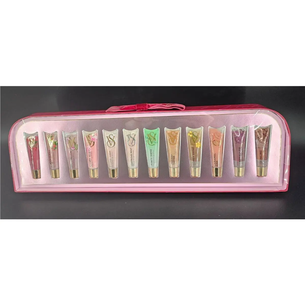 VS Victoria`s Secret 12 Days of Lip Gloss Gift Box Set