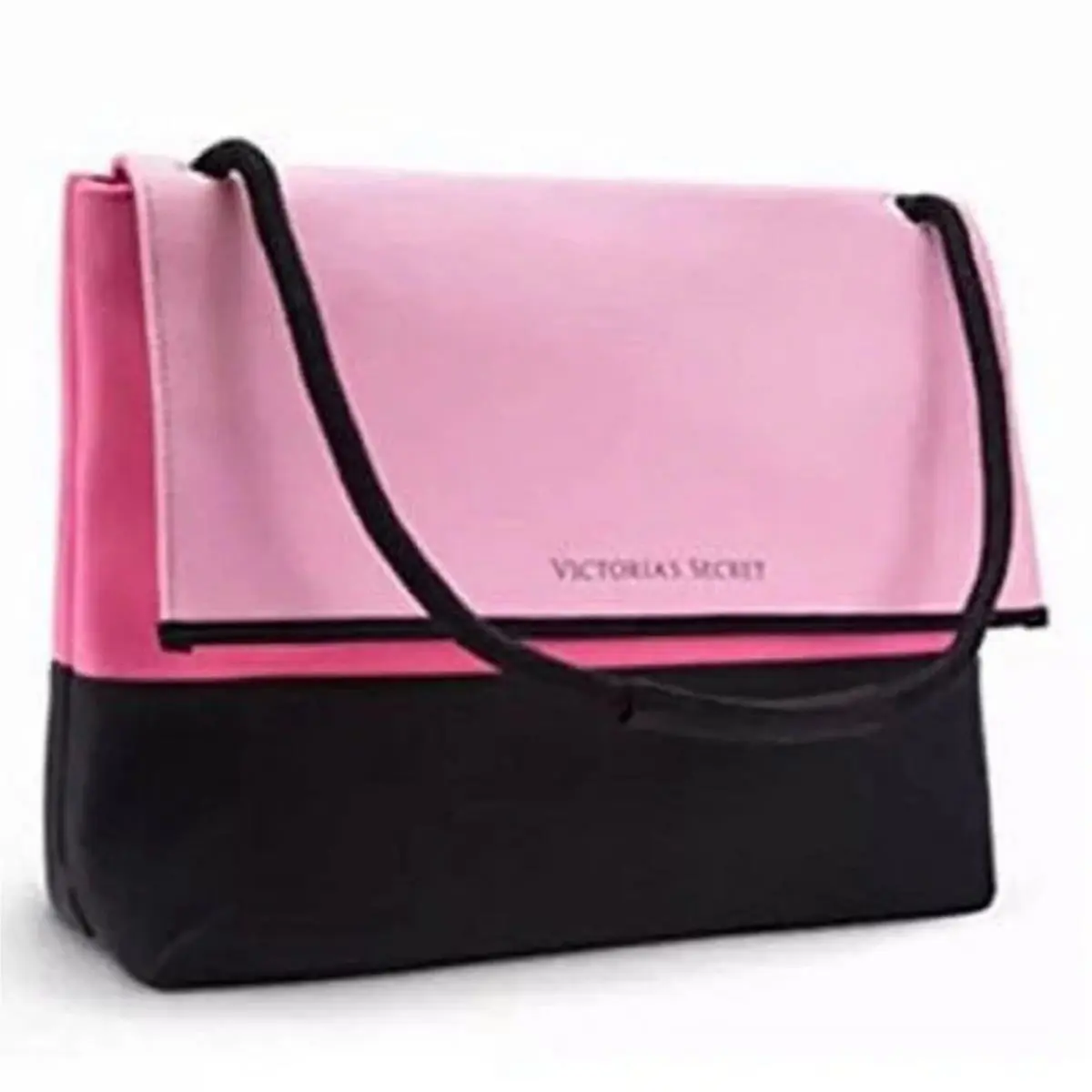Victoria`s Secret Pink and Black Shoulder Insulated Cooler Beach Bag