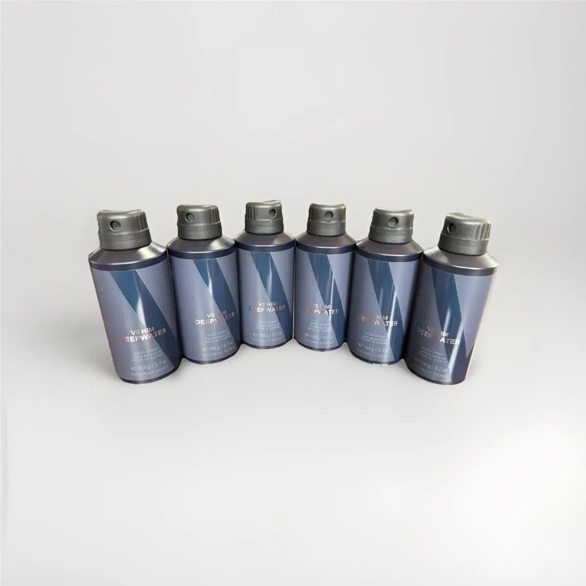 6 Victorias Secret Very Sexy For Him Deepwater Men`s Body Spray 3.7 oz
