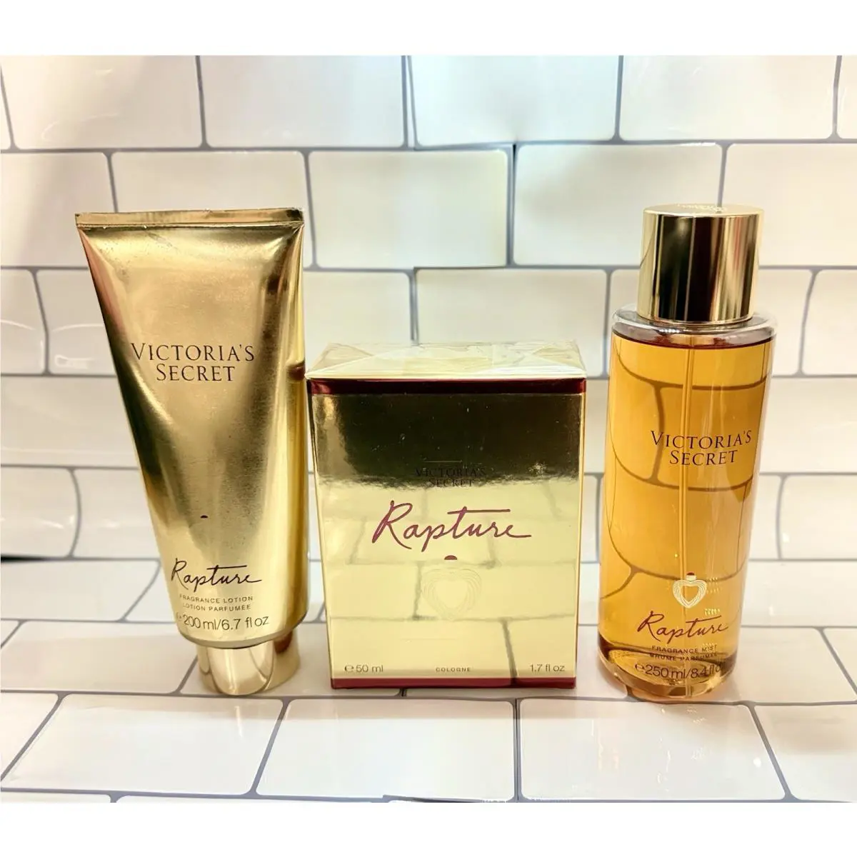 Victoria’s Secret Rapture Eau de Cologne 50ml + Mist Lotion Set