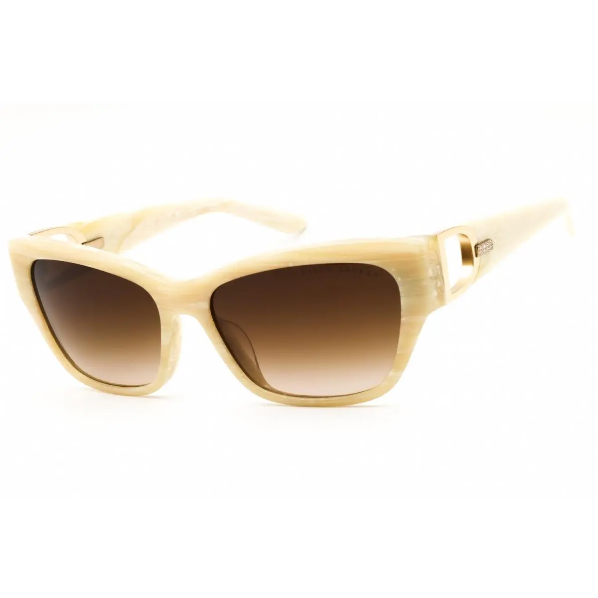 Ralph Lauren RL8206U 608413 Sunglasses Beige Frame Brown Gradient Lenses 57mm