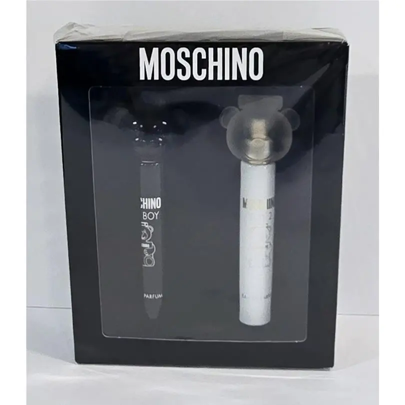 Moschino Toy 2 and Toy Boy Eau de Parfum Edp Travel Set 10 ML Each 0.3 Oz