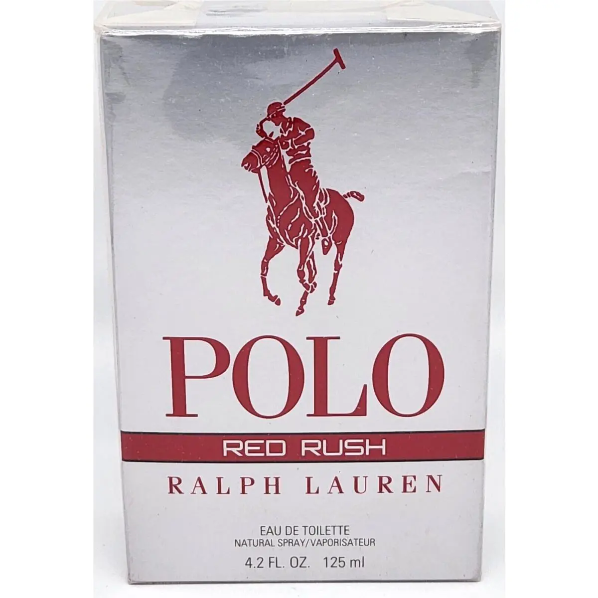Polo Red Rush For Men By Ralph Lauren Eau de Toilette Spray 4.2 fl oz