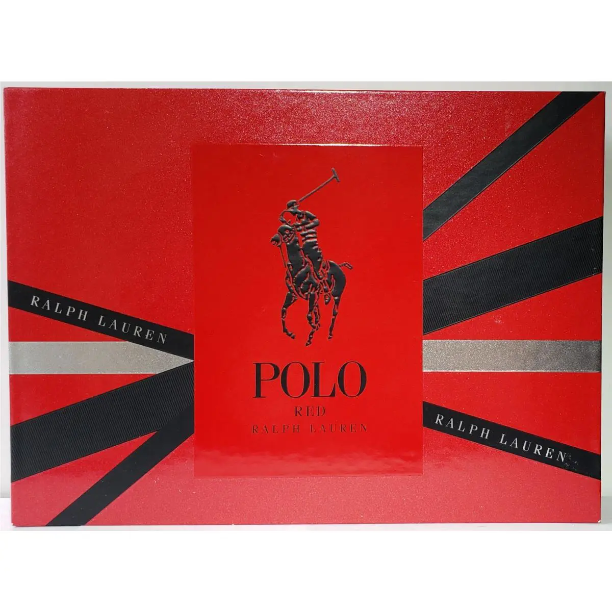 Polo Red Ralph Lauren 3PC Set Eau de Toilette 4.2 oz + 1 oz Deodorant 2.6 oz