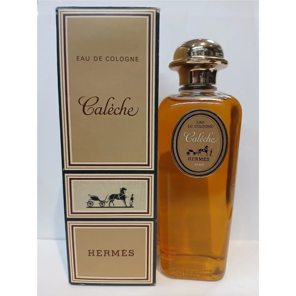 Vintage Caleche by Hermes Eau De Cologne Paris 8 Oz Large Perfume Splash