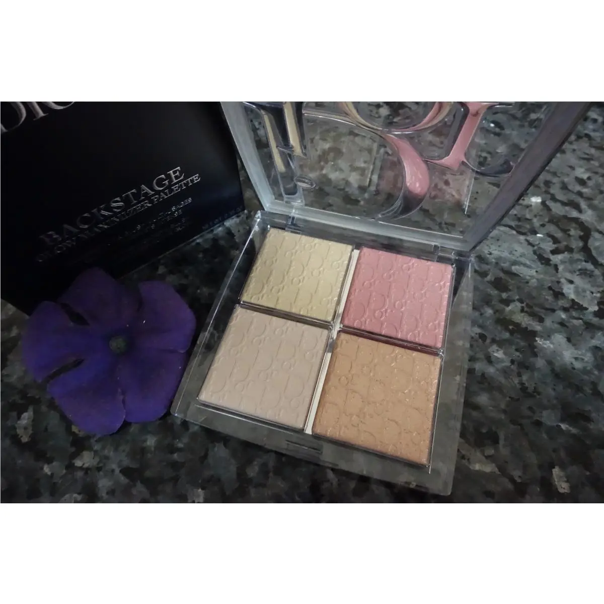 Dior Backstage Glow Maximizer Palette 004 Rosegold Glow